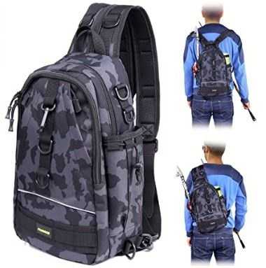 Plusinno Fishing Tackle Backpack Storage Bag